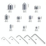 Siyurongmy Stainless Steel Door Handle Screws Rust Resistant-0