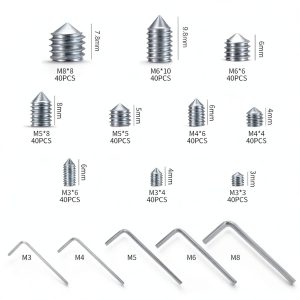 Siyurongmy Stainless Steel Door Handle Screws Rust Resistant-0