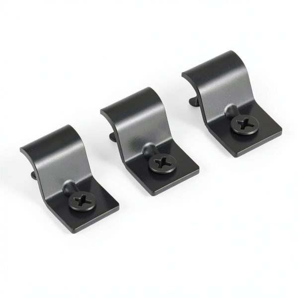 Ferraycle Z Clips Steel Table Fasteners Black 100 Pieces-5