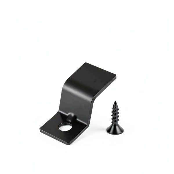 Ferraycle Z Clips Steel Table Fasteners Black 100 Pieces-4