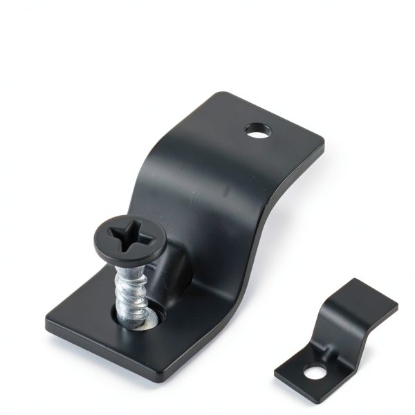 Ferraycle Z Clips Steel Table Fasteners Black 100 Pieces-3