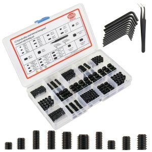 Spiglamm Set Screws 12.9 Alloy Steel Hex Socket Assortment-0