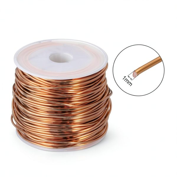 MECCANIXITY Enamel Magnet Wire 0.3mm x 300m Copper Coil Polished-1