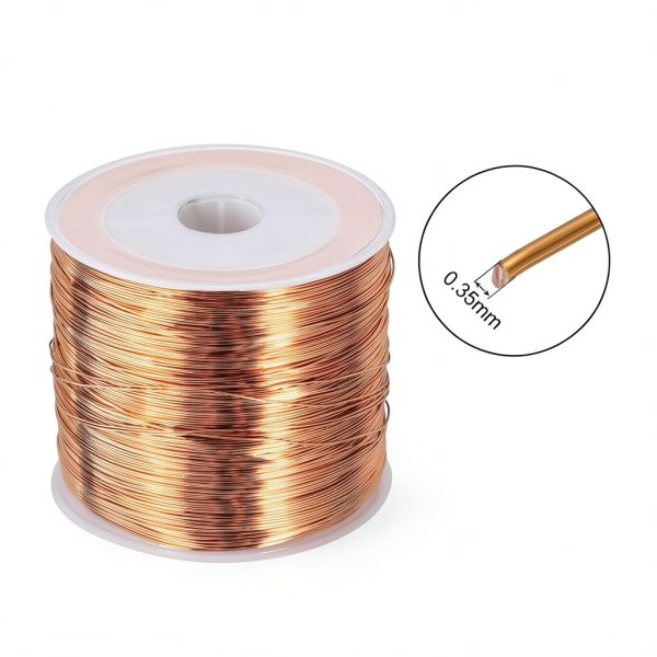 Enamel Magnet Wire MECCANIXITY Copper Coil Polished Finish-1