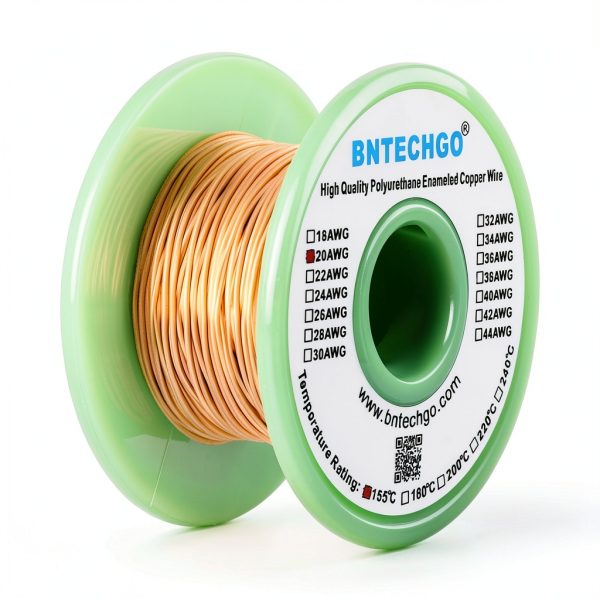 Magnet Wire BNTECHGO Enamelled Copper 20AWG 4oz Natural-1