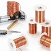 MECCANIXITY Magnet Wire 24AWG Enamel Copper Coil Insulated 155C-2