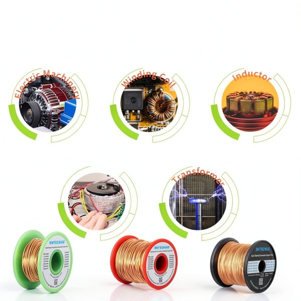 Magnet Wire BNTECHGO Enamelled Copper 20AWG 4oz Natural-3