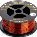 Magnet Wire 22 AWG tekknica 1LB Bronze Enamel Reel-0
