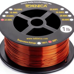 Magnet Wire 22 AWG tekknica 1LB Bronze Enamel Reel-0