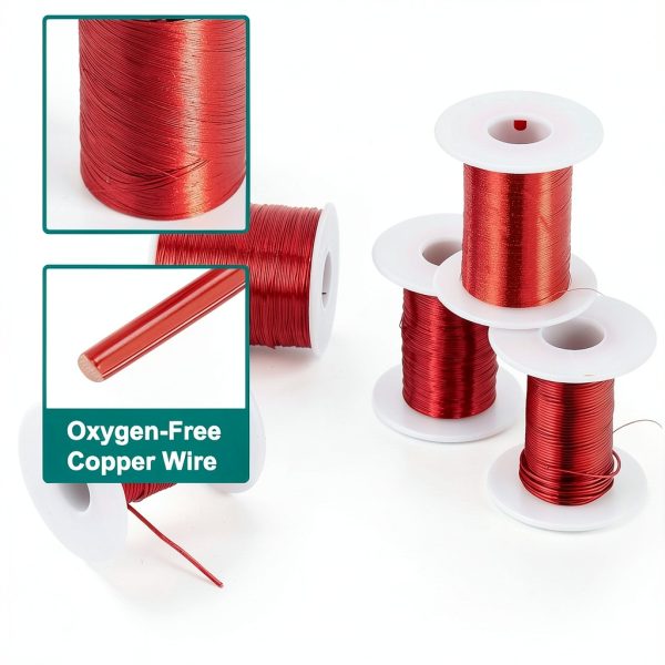 MECCANIXITY Magnet Wire 42-16 AWG Enamel Copper Coil 155C Rating-2