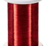 Magnet Wire Elektrisola 42 AWG Enamelled Copper Red 4oz 12828ft-0