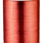 Magnet Wire, Enameled Copper Wire, 42 AWG, 1.0 Lbs, 51313' Length, 0.0026" Diameter, Red-0