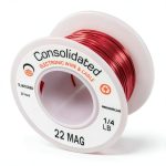 Jameco ValuePro Magnet Wire 16 AWG 32 Feet 1/4 lb Plain Enamel Nylon Insulated-0
