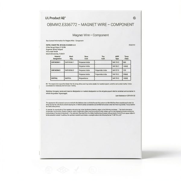 Emtel 20 AWG Magnet Wire 5 lb 99.9% Pure Copper 220°C Thermal Class-6