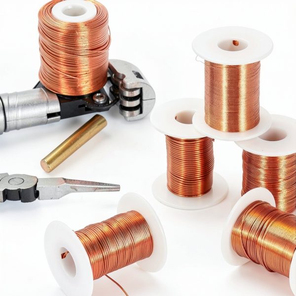 Generic 24 AWG Magnet Wire, 24 Gauge Enameled Copper Wire, 4 oz Magnetic Coil Wire for Transformer, Motor, Electric, 155C(311F)-2