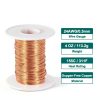 Generic 24 AWG Magnet Wire, 24 Gauge Enameled Copper Wire, 4 oz Magnetic Coil Wire for Transformer, Motor, Electric, 155C(311F)-1