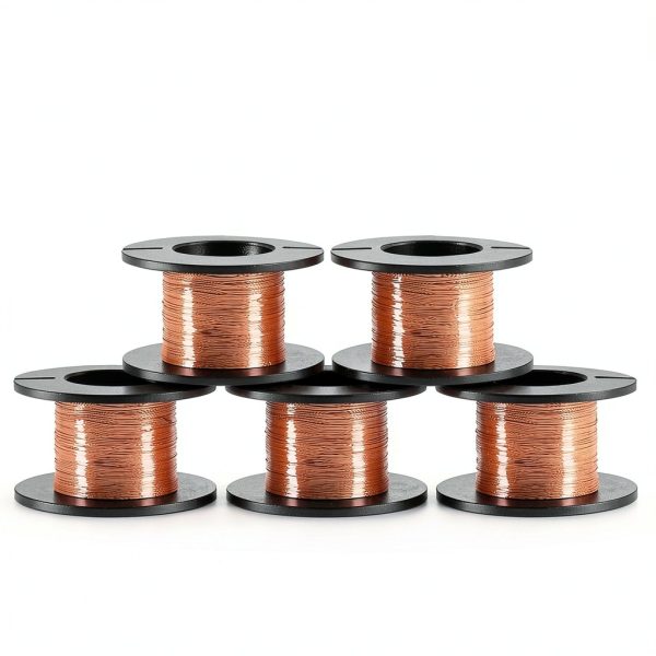 Enameled Copper Wire 5pcs Magnet Winding 0.1mm 15m Length by Akozon-1