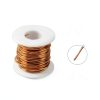Fielect 0.38mm Inner Dia Magnet Wire Enameled Copper Wire Winding Coil 49.2Ft Length QA-1-155 2UEW Model Widely Used for A Variety of Motors-1