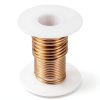 MECCANIXITY 14 AWG Magnet Wire, 14 Gauge Enameled Copper Wires 2 oz Magnetic Coil Wire for Transformer Motor Electric, F Grade 311 Fahrenheit (155 Celsius), Copper Color-0