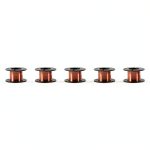 0.1mm Copper Wire, 5PCS Enameled Jumper Wire Enamele Magnet Winding Electrical Conductivity Insulation Enamelled Repair Line Connecting Precision Motherboard Soldering Transformer Inductors-0