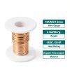 MECCANIXITY 14 AWG Magnet Wire, 14 Gauge Enameled Copper Wires 2 oz Magnetic Coil Wire for Transformer Motor Electric, F Grade 311 Fahrenheit (155 Celsius), Copper Color-1